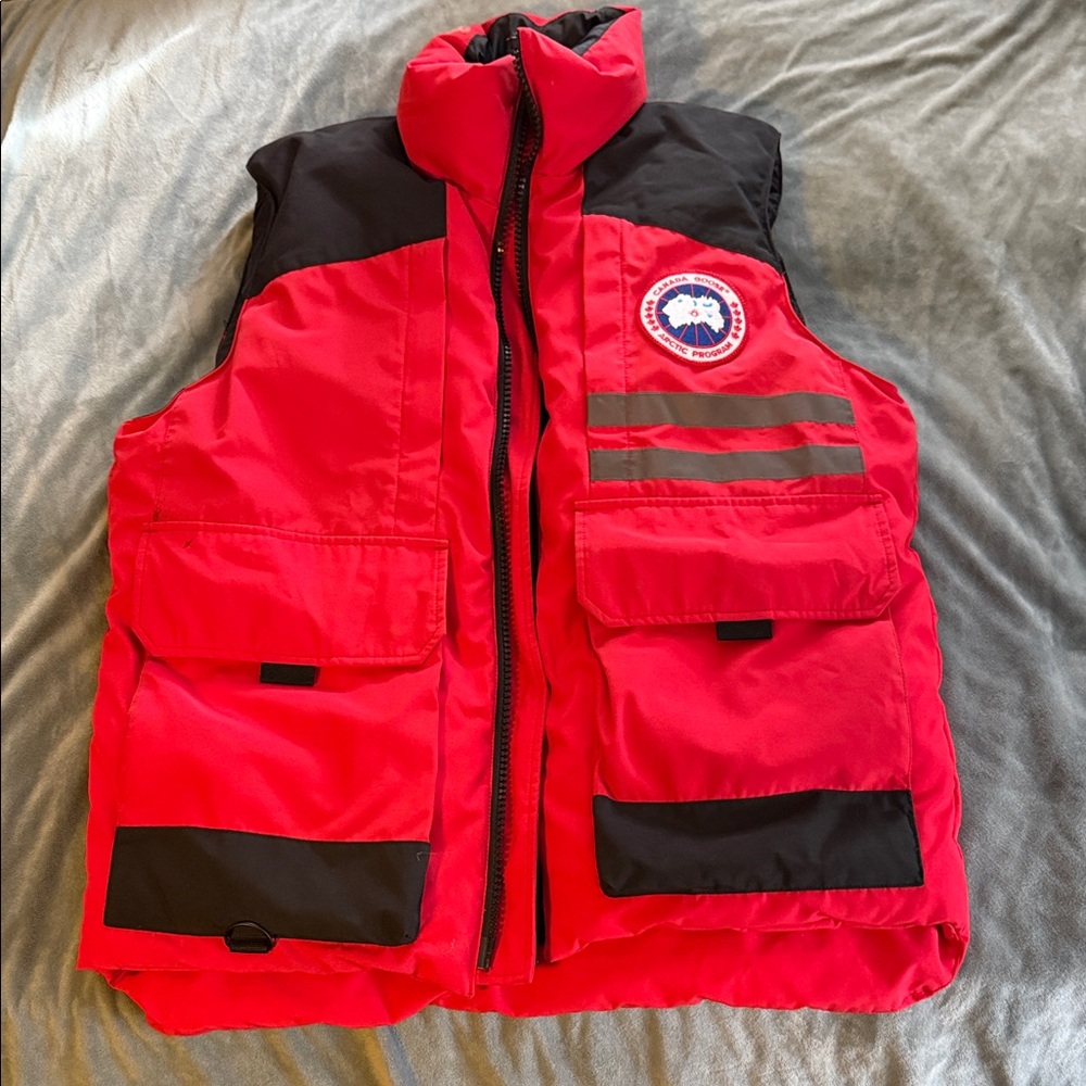 Canada Goose Black and Red Jacket